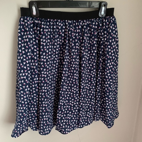 FRNCH Bird Print Mini Skirt in Size Medium - Picture 2 of 5